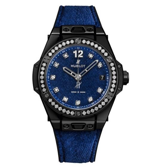 AAA Replica Hublot Big Bang One Click Italia Independent Blue Velvet Ladies Watch 465.CS.277L.NR.1204.ITI17